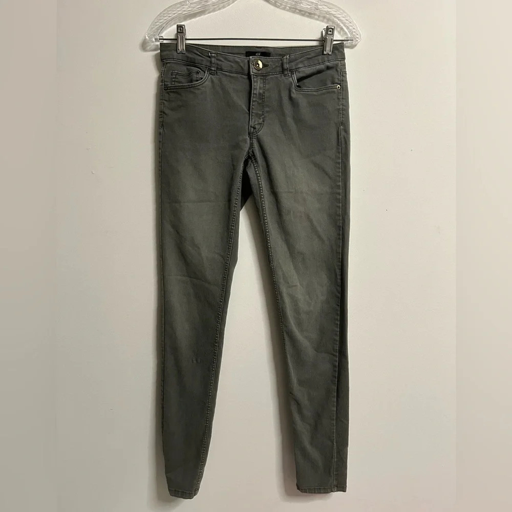 H&M Green‎  Skinny Jeans